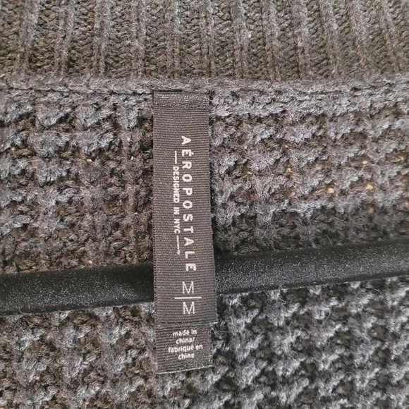 Aeropostale Ribbed Draped Cardigan sweater - Picture 8 of 8